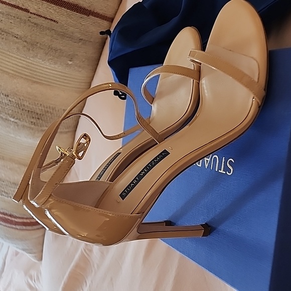 Stuart Weitzman Nudistsong Adobe Aniline (7) with box and dust bag. - Picture 2 of 10